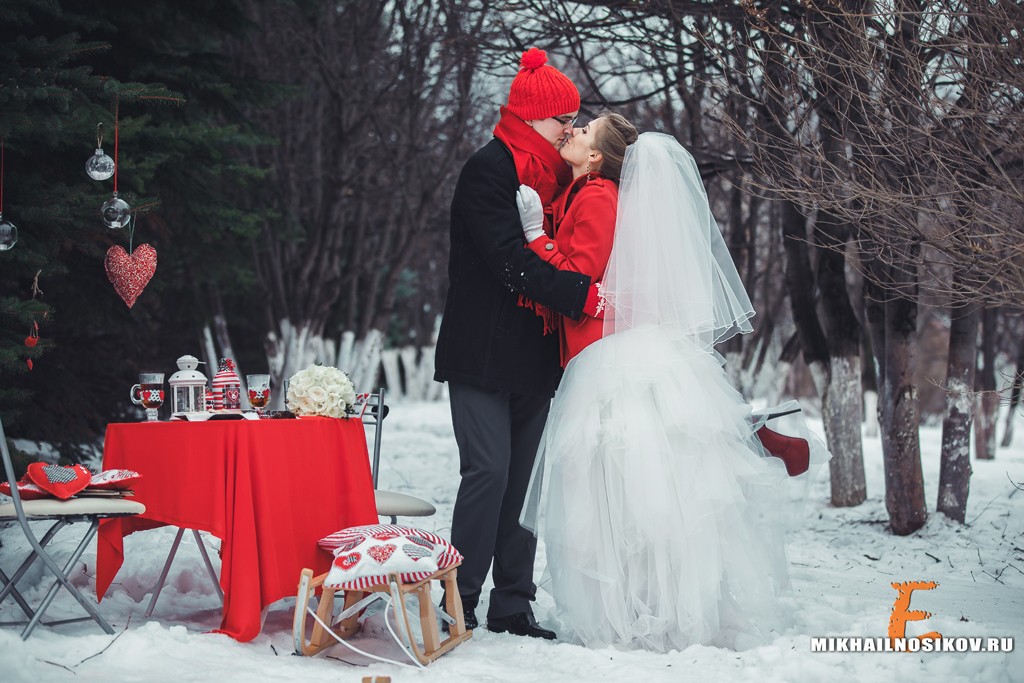 Зимняя свадьба Дмитрия и Анны